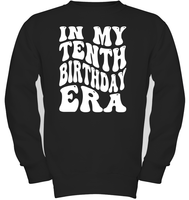 In My Tenth Birthday Era Birthday Shirt Kids Tee, Hoodie, Sweatshirt