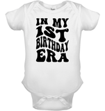 In My 1st Birthday Era Birthday Shirt Baby Onesie