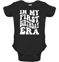 In My First Birthday Era Birthday Shirt Baby Onesie