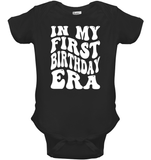In My First Birthday Era Birthday Shirt Baby Onesie