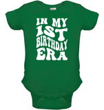 In My 1st Birthday Era Birthday Shirt Baby Onesie