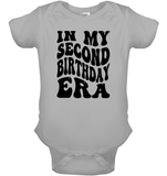 In My Second Birthday Era Birthday Shirt Baby Onesie