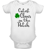 Cutest Clover in the Patch St. Patrick’s Day Kids Shirt, Baby Onesie, Sweatshirt