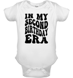 In My Second Birthday Era Birthday Shirt Baby Onesie