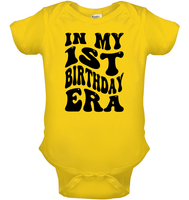 In My 1st Birthday Era Birthday Shirt Baby Onesie