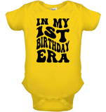 In My 1st Birthday Era Birthday Shirt Baby Onesie