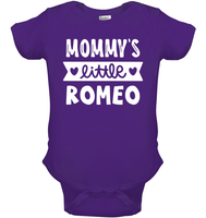 Mommy's Little Romeo Valentines Baby Onesie