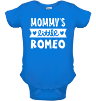 Mommy's Little Romeo Valentines Baby Onesie