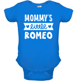 Mommy's Little Romeo Valentines Baby Onesie