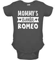 Mommy's Little Romeo Valentines Baby Onesie