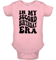In My Second Birthday Era Birthday Shirt Baby Onesie