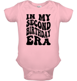 In My Second Birthday Era Birthday Shirt Baby Onesie