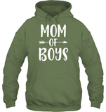 Mom Of Boys Family Shirt Unisex Heavyweight Pullover Hoodie