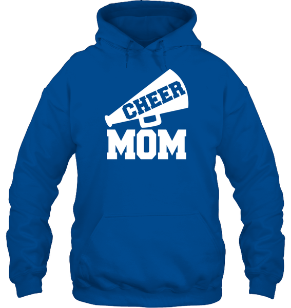 Cheer Mom With Megaphone Unisex Heavyweight Pullover Hoodie