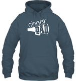 Cheer Dad With Megaphone Unisex Heavyweight Pullover Hoodie