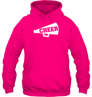 Cheer T Shirt Unisex Heavyweight Pullover Hoodie