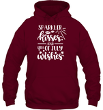 Sparkler Kisses 4th Of July Shirt Unisex Heavyweight Pullover Hoodie
