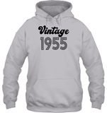 1955 Retro Vintage Birth Year Blast Unisex Heavyweight Pullover Hoodie