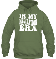 In My Meditation Era Unisex Heavyweight Pullover Hoodie
