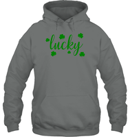Lucky St Patrick's Day Shirt Unisex Heavyweight Pullover Hoodie