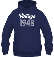 1948 Retro Vintage Birth Year Blast Unisex Heavyweight Pullover Hoodie