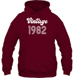 1982 Retro Vintage Birth Year Blast Unisex Heavyweight Pullover Hoodie