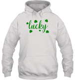 Lucky St Patrick's Day Shirt Unisex Heavyweight Pullover Hoodie