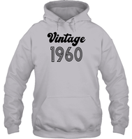 1960 Retro Vintage Birth Year Blast Unisex Heavyweight Pullover Hoodie