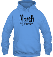March Birthday Month Unisex Heavyweight Pullover Hoodie