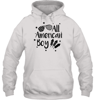 All American Boy 4th Of July Shirt Unisex Heavyweight Pullover Hoodie