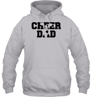 Cheer Dad With Cheerleader Unisex Heavyweight Pullover Hoodie
