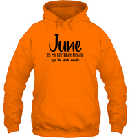 June Birthday Month Unisex Heavyweight Pullover Hoodie