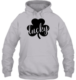 Lucky St Patrick's Day Shirt Unisex Heavyweight Pullover Hoodie