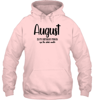 August Birthday Month Unisex Heavyweight Pullover Hoodie
