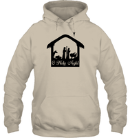 O Holy Night Christmas Shirt Unisex Heavyweight Pullover Hoodie