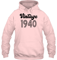 1940 Retro Vintage Birth Year Blast Unisex Heavyweight Pullover Hoodie