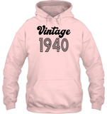 1940 Retro Vintage Birth Year Blast Unisex Heavyweight Pullover Hoodie