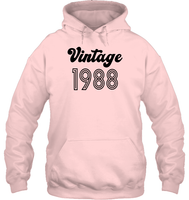 1988 Retro Vintage Birth Year Blast Unisex Heavyweight Pullover Hoodie