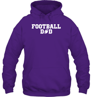 Football Dad Shirt - The Ultimate Game Day Essential Unisex Heavyweight Pullover Hoodie