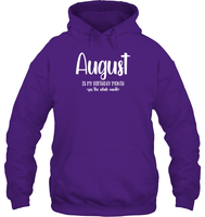 August Birthday Month Unisex Heavyweight Pullover Hoodie