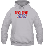Baseball Mom Shirt, Long Sleeve, Hoodie, and Sweatshirt With Baseball Stripes