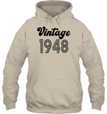 1948 Retro Vintage Birth Year Blast Unisex Heavyweight Pullover Hoodie