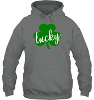 Lucky St Patrick's Day Shirt Unisex Heavyweight Pullover Hoodie