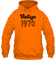 1970 Retro Vintage Birth Year Blast Unisex Heavyweight Pullover Hoodie