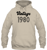 1980 Retro Vintage Birth Year Blast Unisex Heavyweight Pullover Hoodie
