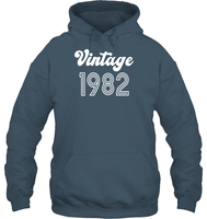 1982 Retro Vintage Birth Year Blast Unisex Heavyweight Pullover Hoodie