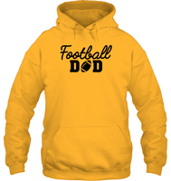 Football Dad Shirt - The Ultimate Game Day Essential Unisex Heavyweight Pullover Hoodie