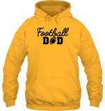 Football Dad Shirt - The Ultimate Game Day Essential Unisex Heavyweight Pullover Hoodie