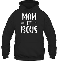 Mom Of Boys Family Shirt Unisex Heavyweight Pullover Hoodie