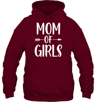Mom Of Girls Family Shirt Unisex Heavyweight Pullover Hoodie